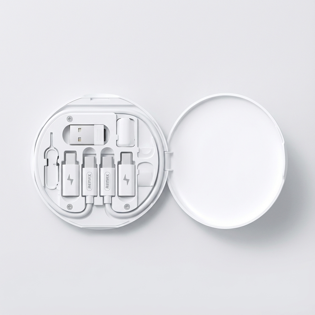 9-in-1 Travel Cable Organiser With Charging Adapters - Jurni