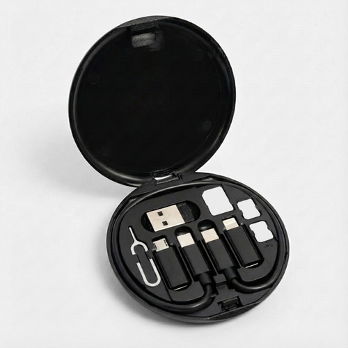 9-in-1 Travel Cable Organiser With Charging Adapters - Jurni