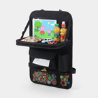 Car Seat Back Organiser With Foldable Tray Table - Jurni