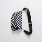 Checkered Crossbody Travel Belt Bag - Jurni