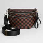 Checkered Crossbody Travel Belt Bag - Jurni