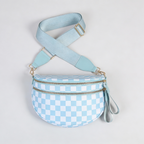 Checkered Crossbody Travel Belt Bag - Jurni