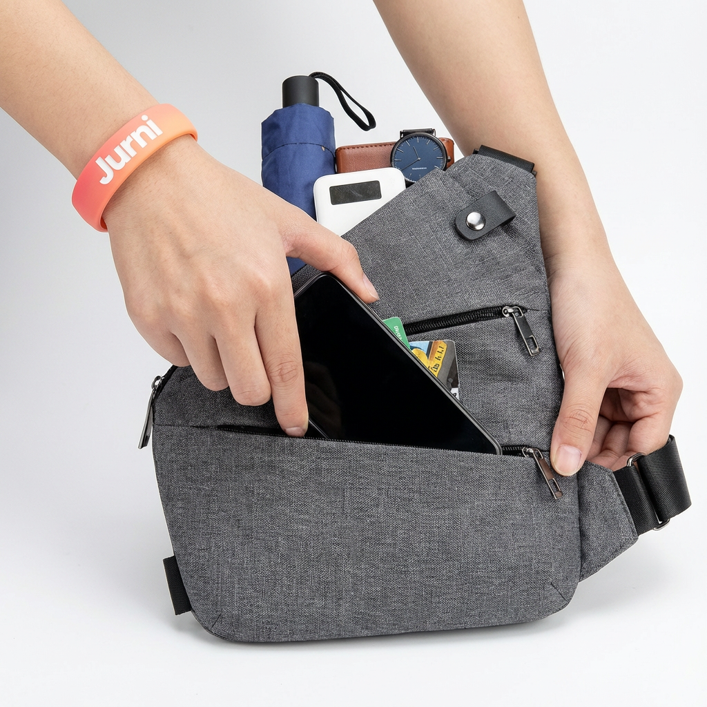 Compact Anti-Theft Travel Sling Bag - Jurni