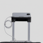 Black Compact Carry-On Suitcase With Front-Opening Design - Jurni