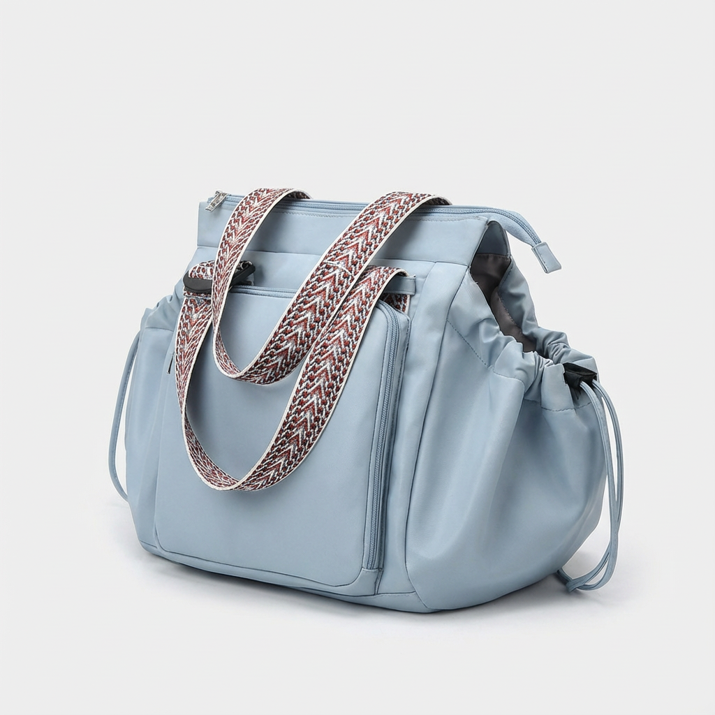 Blue Convertible Everyday Travel Tote Backpack - Jurni