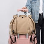 Taupe Convertible Everyday Travel Tote Backpack - Jurni