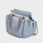 Blue Convertible Everyday Travel Tote Backpack - Jurni