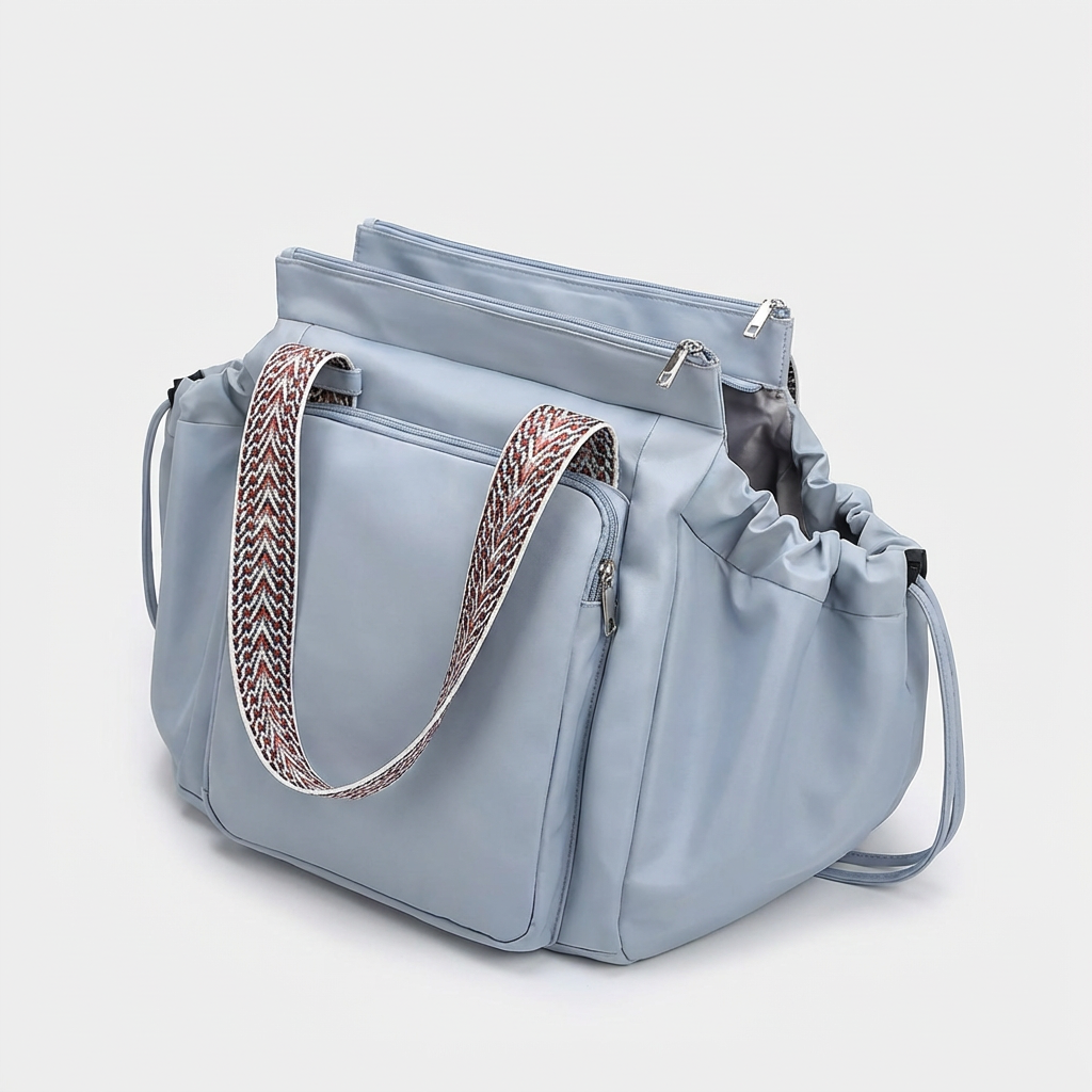 Blue Convertible Everyday Travel Tote Backpack - Jurni