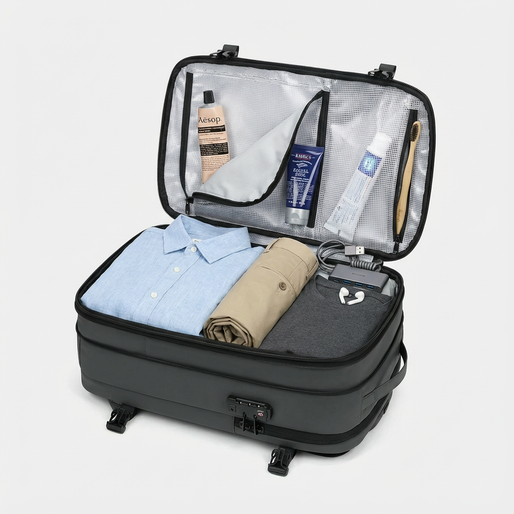 Expandable Vacuum-Seal Backpack With TSA Lock - Jurni