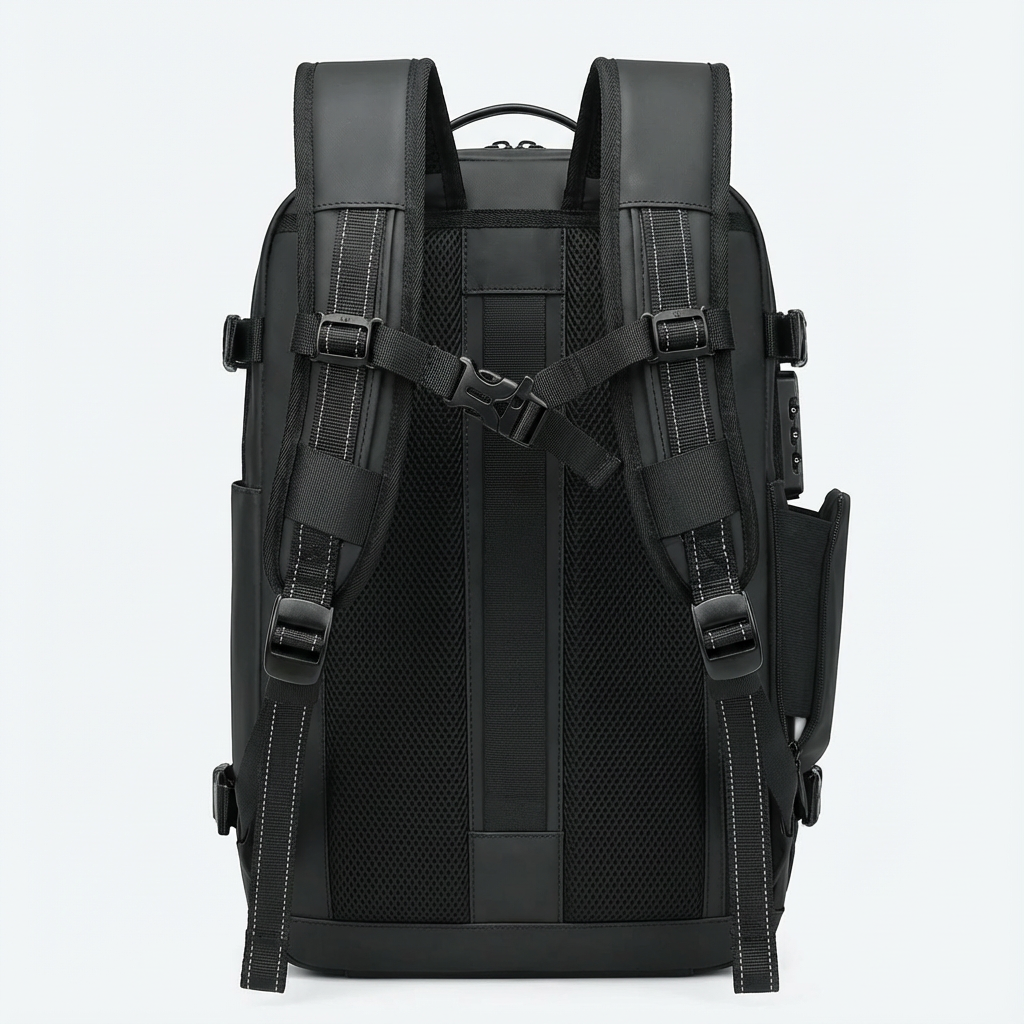 Expandable Vacuum-Seal Backpack With TSA Lock - Jurni