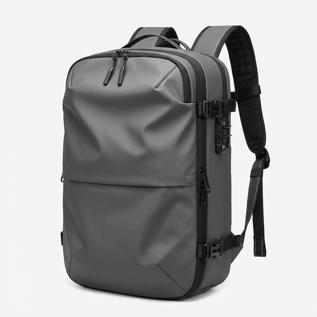 Expandable Vacuum-Seal Backpack With TSA Lock - Jurni