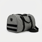 Grey Garment Duffel Bag With Zip-Out Layout - Jurni