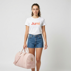 Pink Garment Duffel Bag With Zip-Out Layout - Jurni