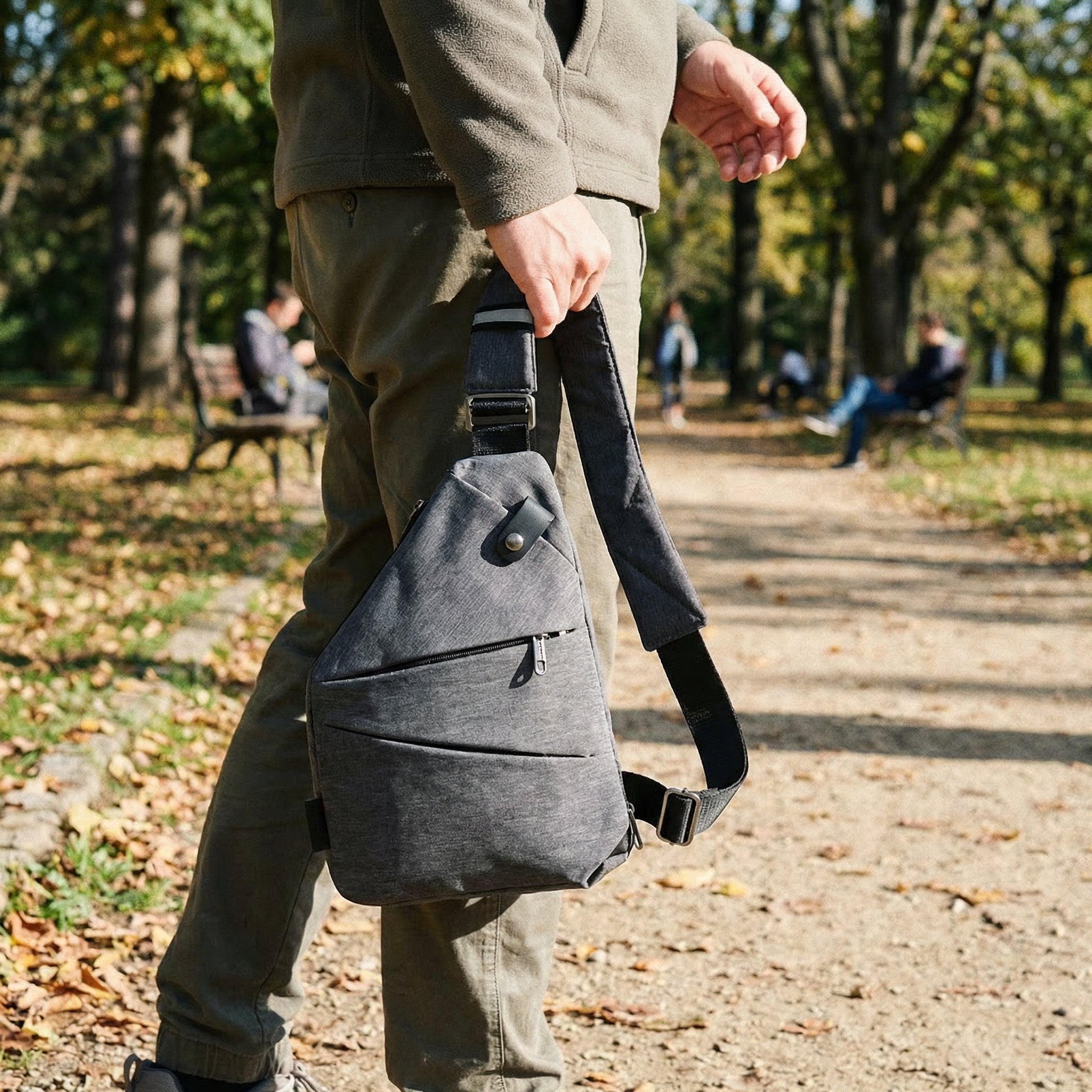 Compact Anti-Theft Travel Sling Bag