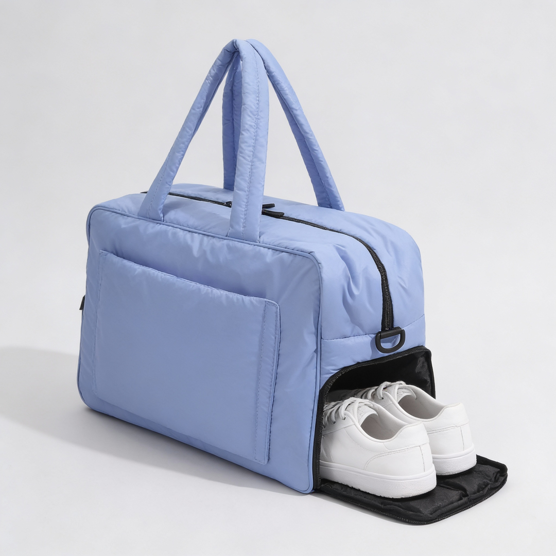 Quilted Carry-All Travel Duffel Bag - Jurni