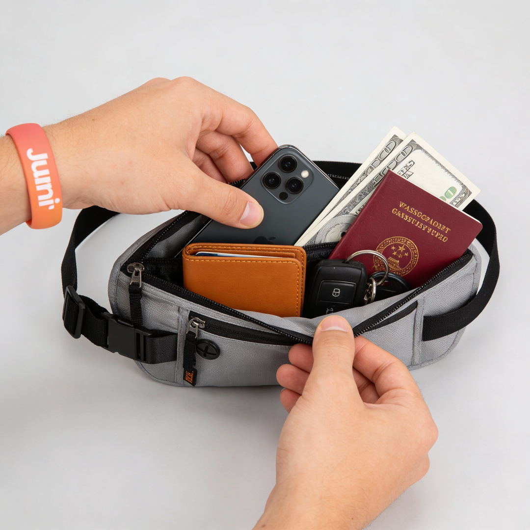 RFID Hidden Travel Money Pouch - Jurni