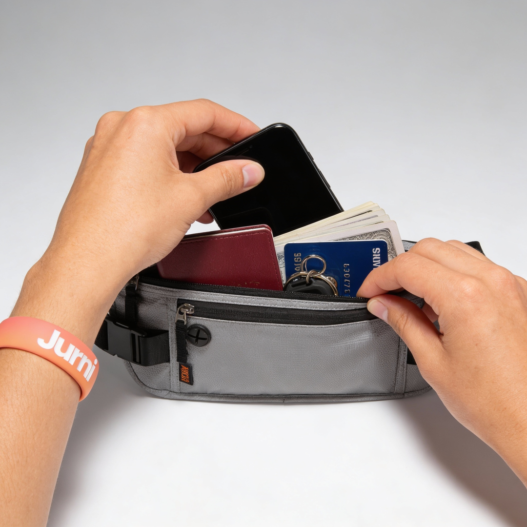 RFID Hidden Travel Money Pouch - Jurni