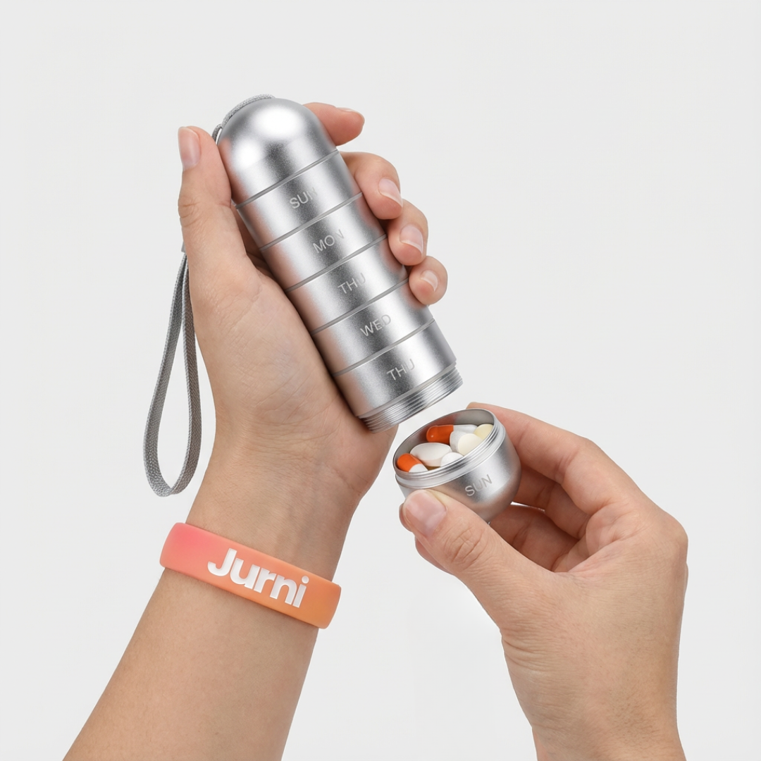 Weekly Vertical Pill Organiser - Jurni
