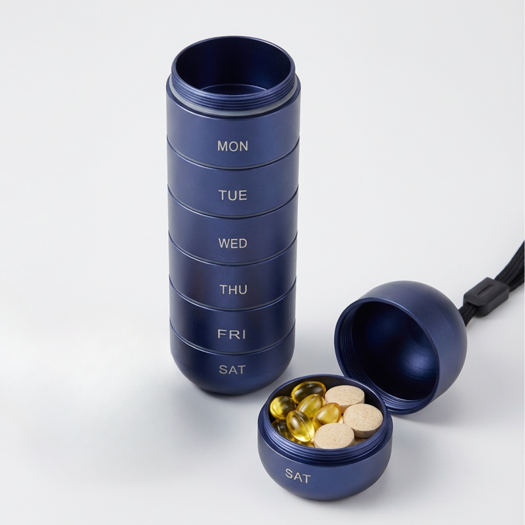 Weekly Vertical Pill Organiser - Jurni