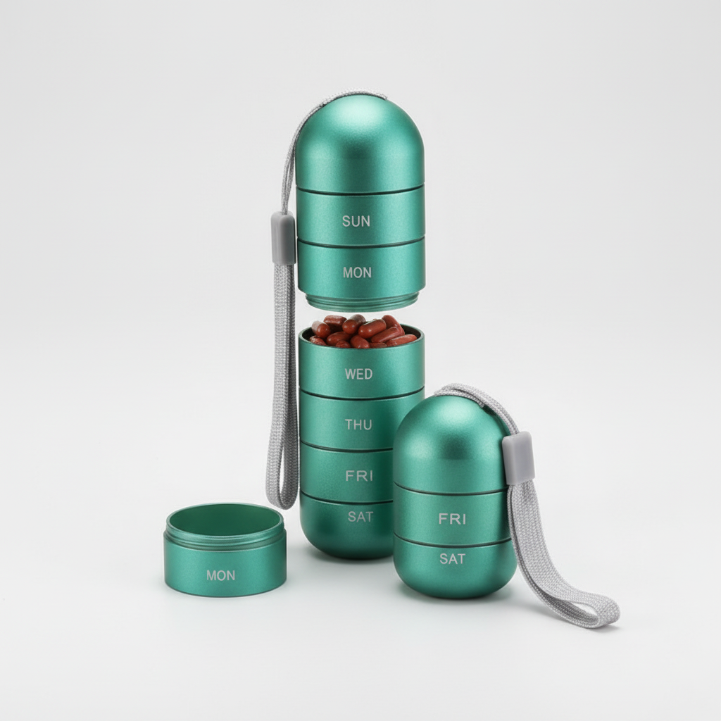 Weekly Vertical Pill Organiser - Jurni