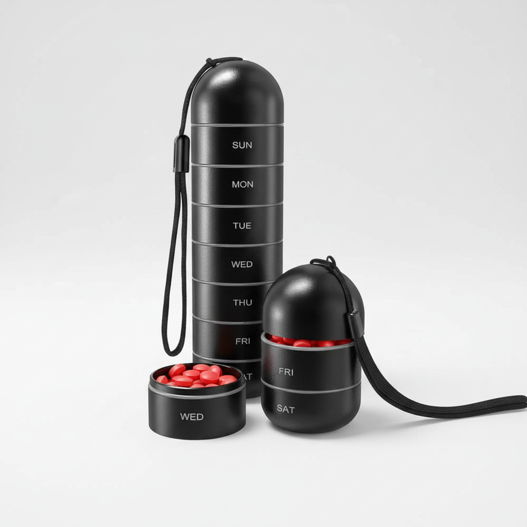 Weekly Vertical Pill Organiser - Jurni